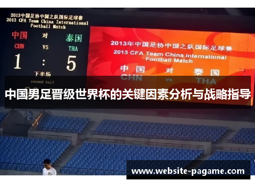 中国男足晋级世界杯的关键因素分析与战略指导